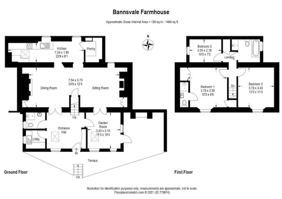 Bannsvale Farmhouse, Mount Hawke, Cornwall, * Truro
